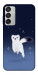 Чехол Хорёк в снегу для Galaxy M15 5G