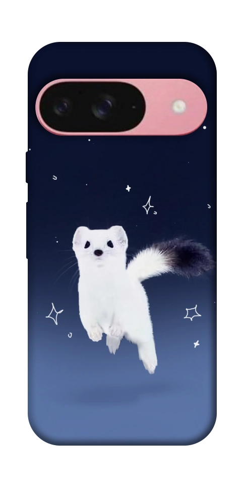Чехол Хорёк в снегу для Google Pixel 9