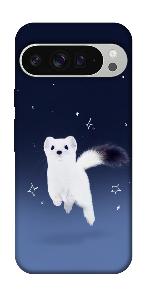 Чехол Хорёк в снегу для Google Pixel 9 Pro XL