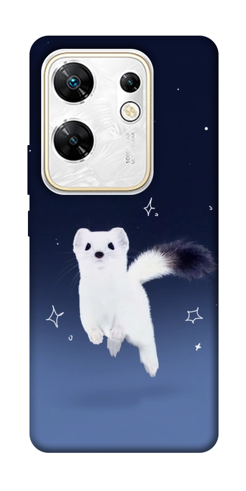 Чехол Хорёк в снегу для Infinix Zero 30 4G