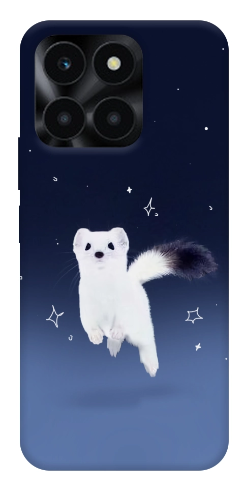 Чехол Хорёк в снегу для Huawei Honor X6a