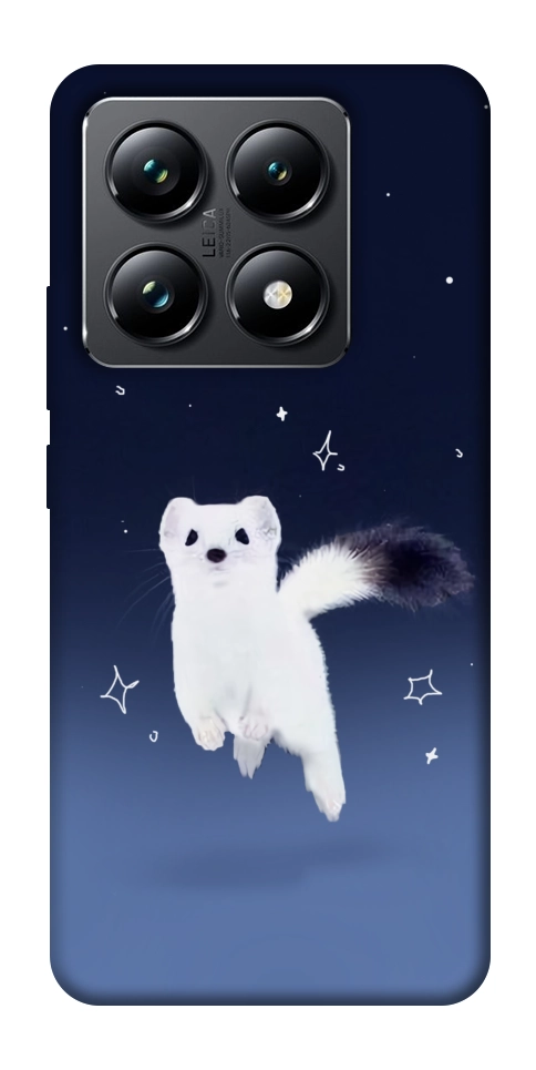 Чехол Хорёк в снегу для Xiaomi 14T Pro