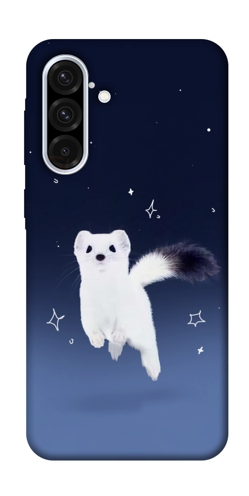 Чехол Хорёк в снегу для Galaxy A36 5G