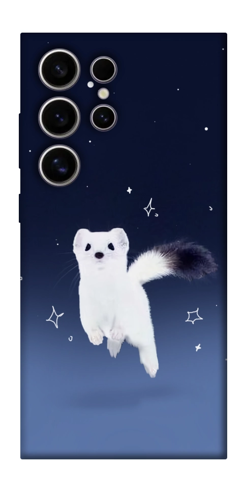 Чохол Тхір у снігу для Galaxy S25 Ultra