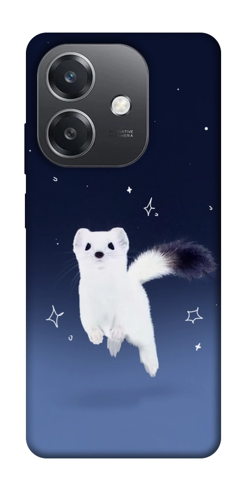 Чехол Хорёк в снегу для Oppo A3 4G