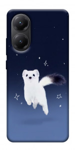 Чехол Хорёк в снегу для Xiaomi Poco X7 Pro