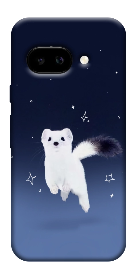 Чехол Хорёк в снегу для Google Pixel 9a