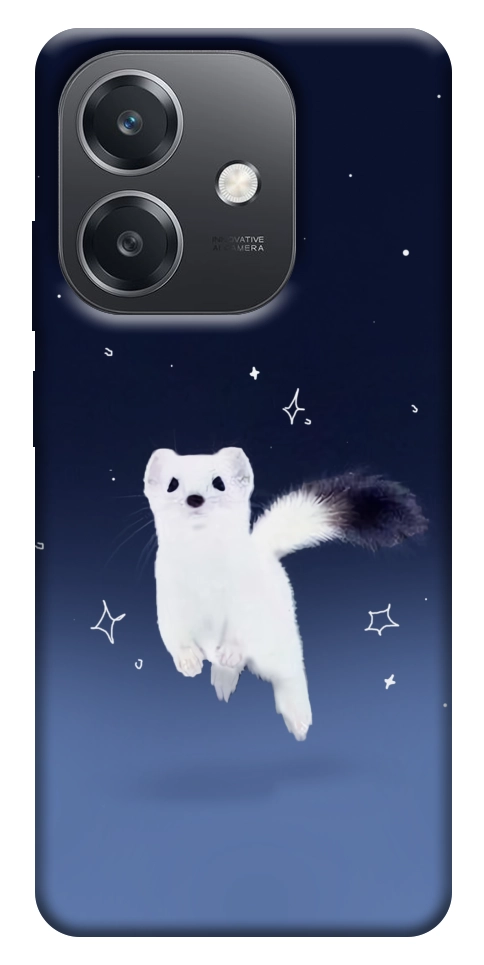 Чехол Хорёк в снегу для Oppo A40m