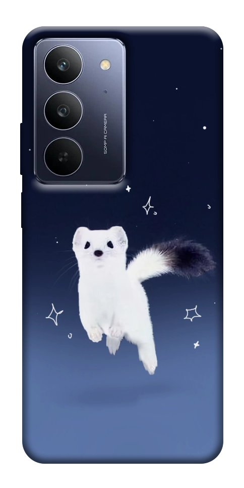 Чехол Хорёк в снегу для Realme C75x
