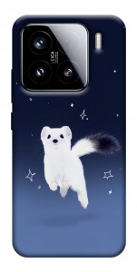 Чехол Хорёк в снегу для Xiaomi 15