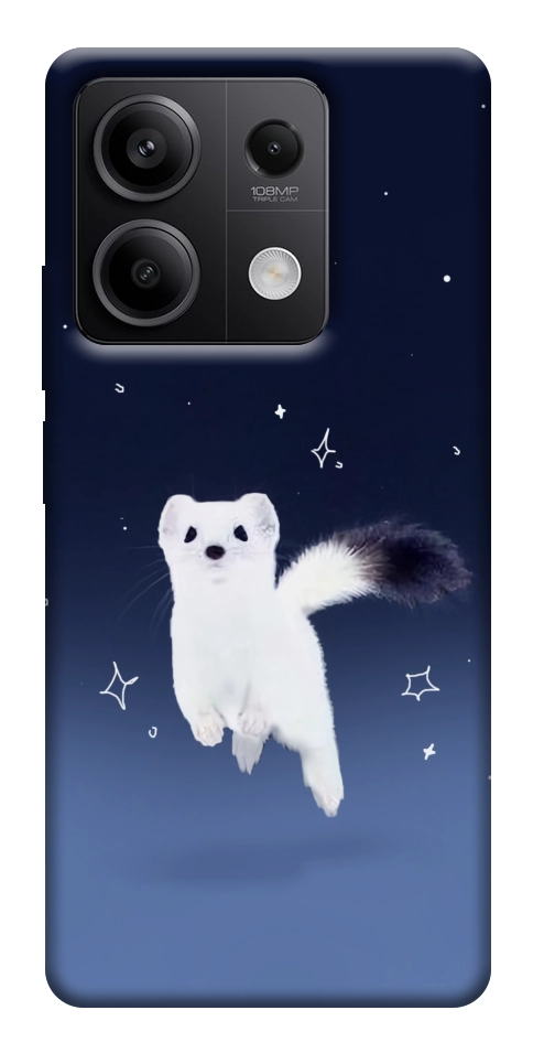 Чехол Хорёк в снегу для Xiaomi Redmi Note 13 5G