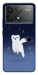 Чехол Хорёк в снегу для Xiaomi Poco F6 Pro