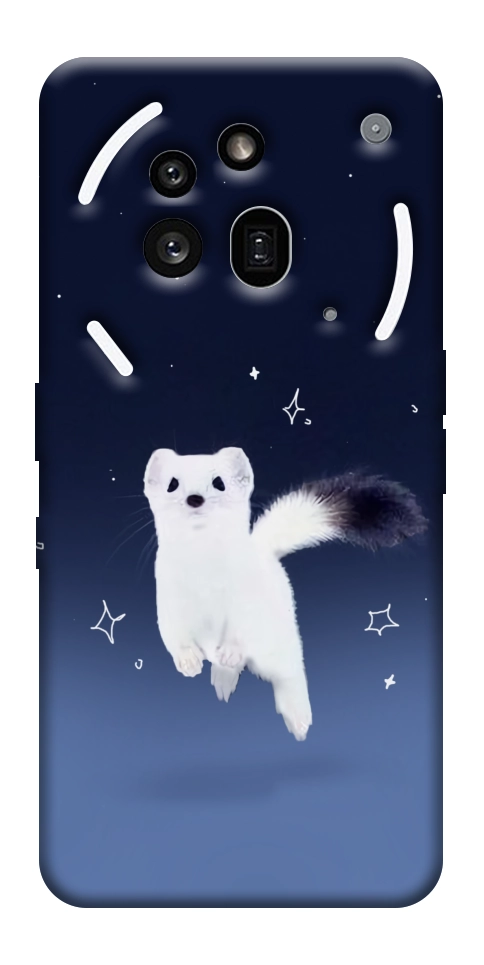 Чехол Хорёк в снегу для Nothing Phone (3a) Pro