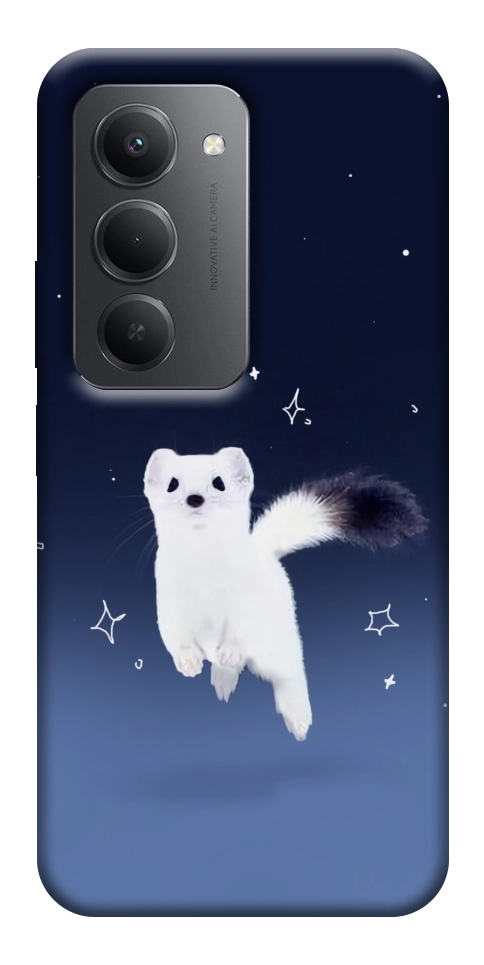 Чехол Хорёк в снегу для Xiaomi Redmi 15 (Europe version)
