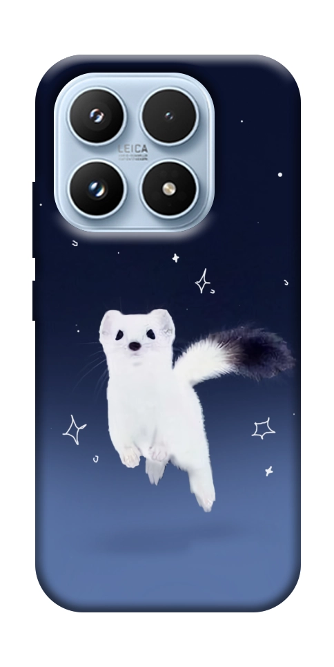Чехол Хорёк в снегу для Xiaomi 17