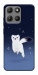 Чехол Хорёк в снегу для Motorola Moto G15 Power