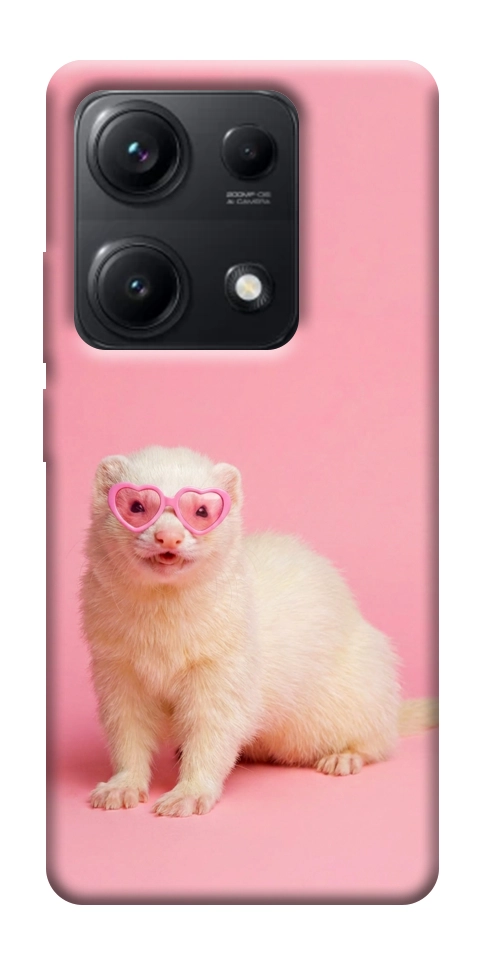 Чехол Белый хорёк для Xiaomi Redmi Note 14S