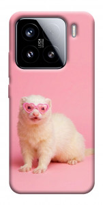 Чехол Белый хорёк для Xiaomi 15