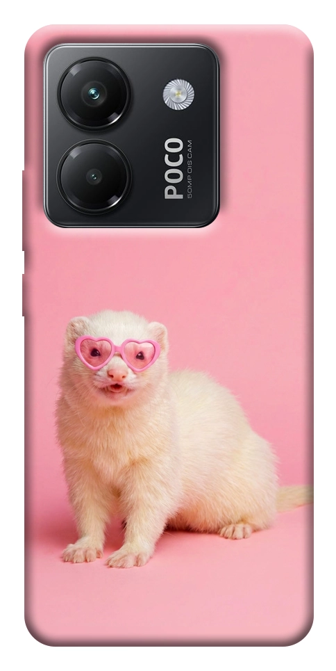 Чехол Белый хорёк для Xiaomi Poco M7 Pro 5G