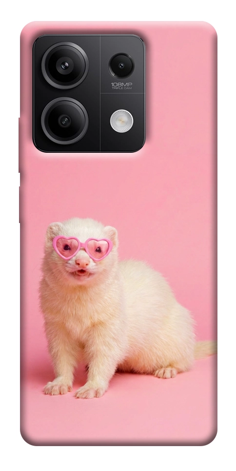 Чехол Белый хорёк для Xiaomi Redmi Note 13 5G