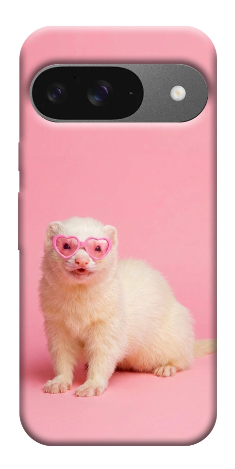Чехол Белый хорёк для Google Pixel 10 Pro