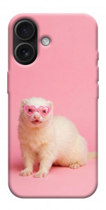 Чехол Белый хорёк для iPhone 17