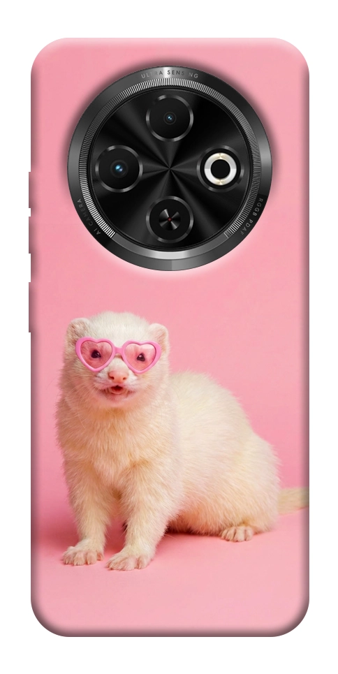 Чехол Белый хорёк для TECNO Spark 30C (KL5n)
