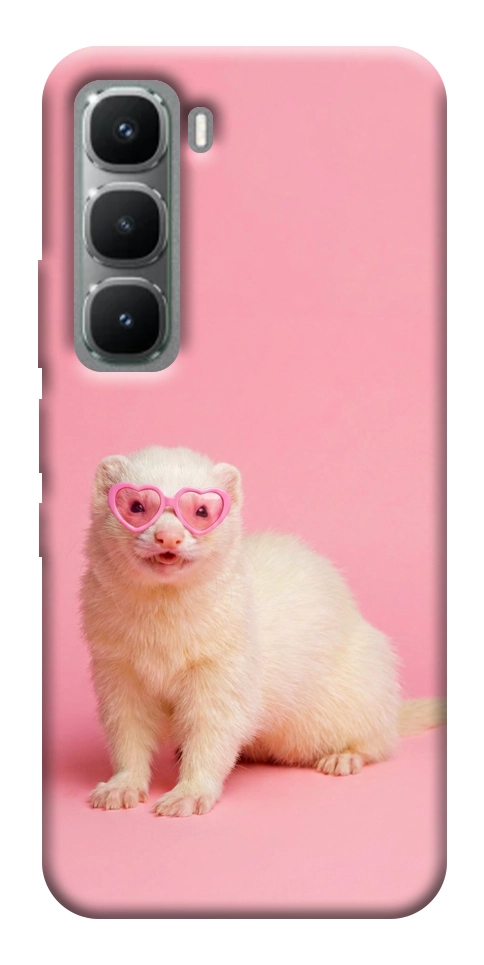 Чехол Белый хорёк для Infinix Hot 60 Pro+