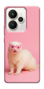 Чехол Белый хорёк для Realme 15