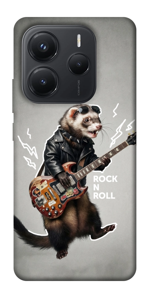 Чехол Рок хорёк для Xiaomi Redmi Note 14 5G