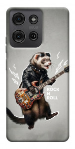 Чехол Рок хорёк для Motorola Moto G75 5G