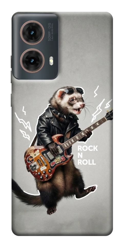 Чехол Рок хорёк для Motorola Moto G85