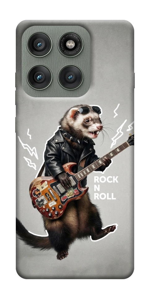 Чехол Рок хорёк для Motorola Edge 60 Pro