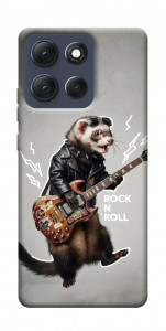 Чехол Рок хорёк для Motorola Moto G86 Power