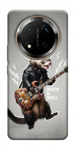 Чехол Рок хорёк для Huawei Honor X9c