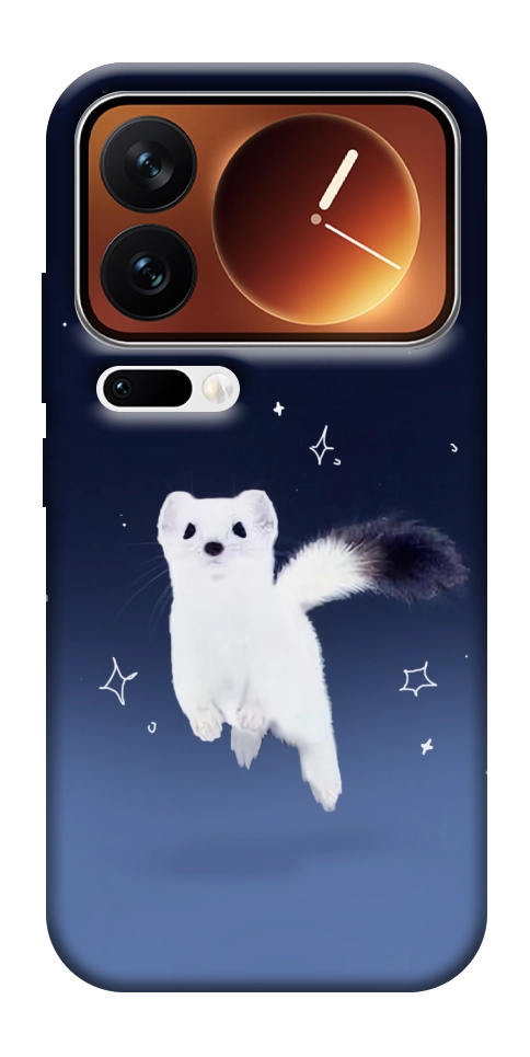 Чехол Хорёк в снегу для Xiaomi 17 Pro