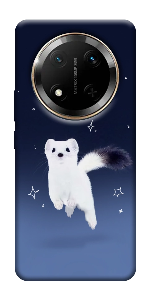 Чехол Хорёк в снегу для Huawei Honor X9c