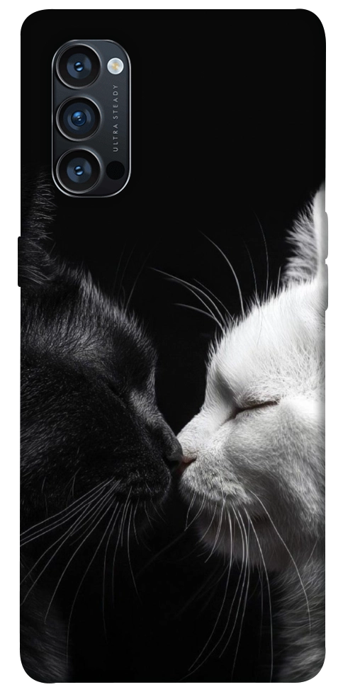 Чехол Black and white cats для Oppo Reno 4 Pro 5G