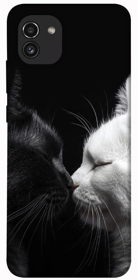 Чехол Black and white cats для Galaxy A03