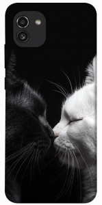 Чехол Black and white cats для Galaxy A03