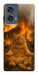 Чехол Burning cat для Motorola Edge 50 Fusion
