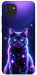 Чехол Galaxy purple cat для Galaxy A03