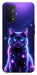 Чехол Galaxy purple cat для Oppo A74 5G