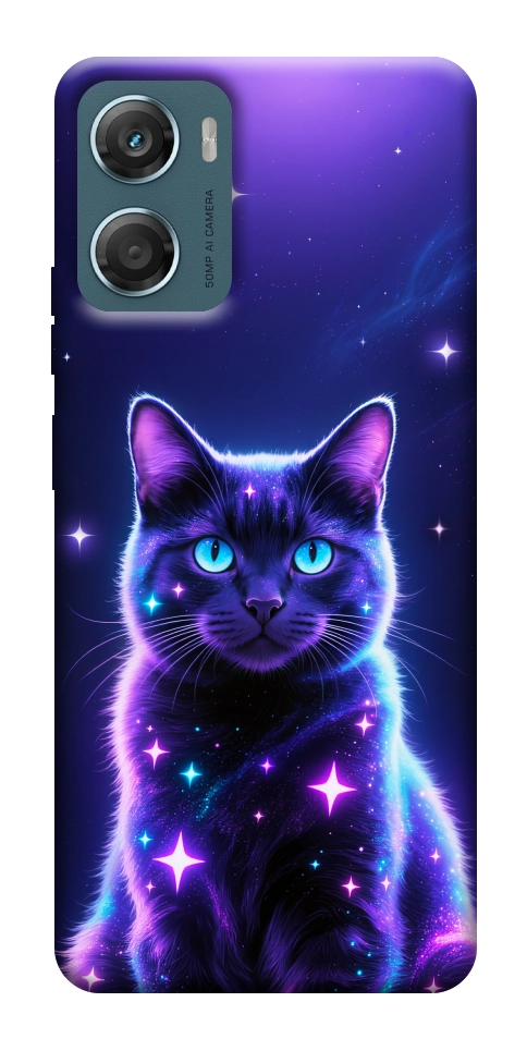 Чехол Galaxy purple cat для Motorola Moto G06