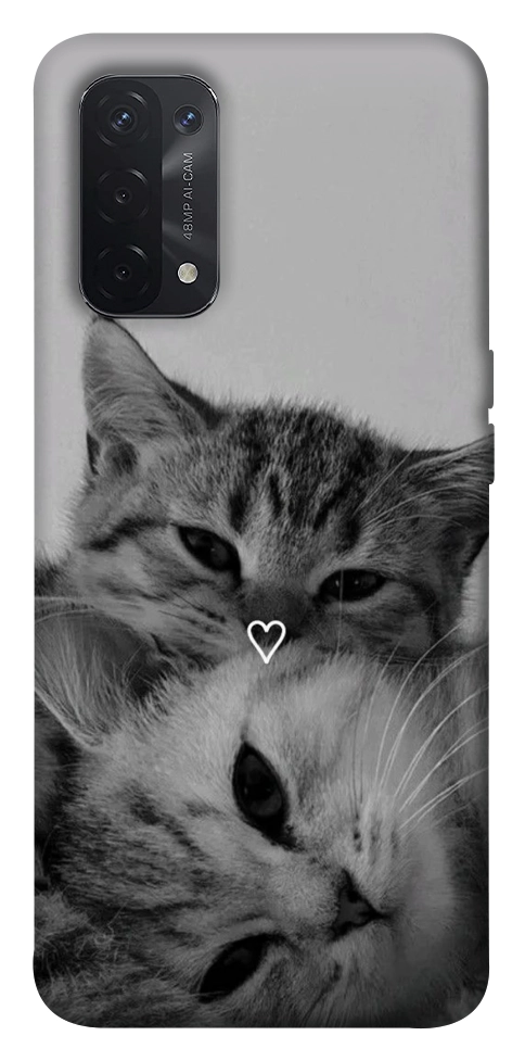 Чехол Grey cats для Oppo A74 5G