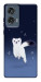Чехол Хорёк в снегу для Motorola Edge 50 Fusion