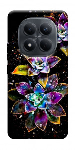 Чехол Flowers on black для Xiaomi Redmi Note 15 5G (EU)