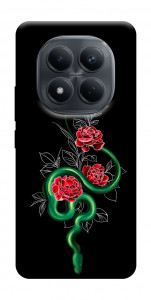 Чохол Snake in flowers для Xiaomi Redmi Note 15 4G (EU)