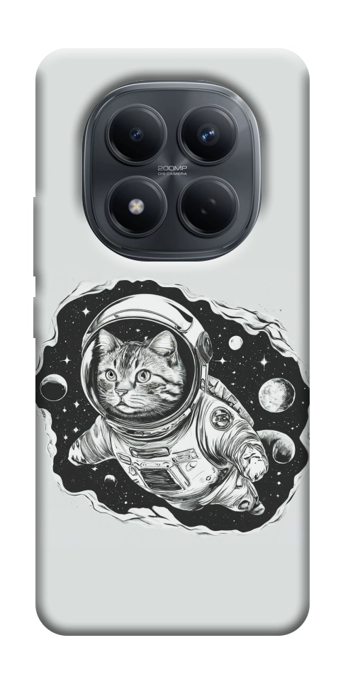 Чехол Кот космонавт для Xiaomi Redmi Note 15 5G (EU)