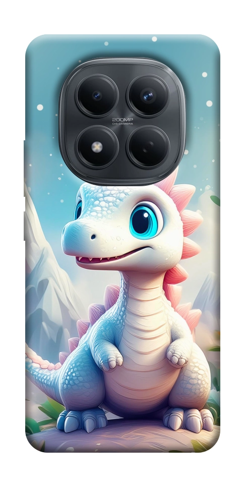 Чехол Белый дракоша для Xiaomi Redmi Note 15 5G (EU)